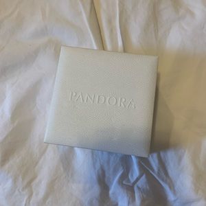 Silver pandora charm bracelet